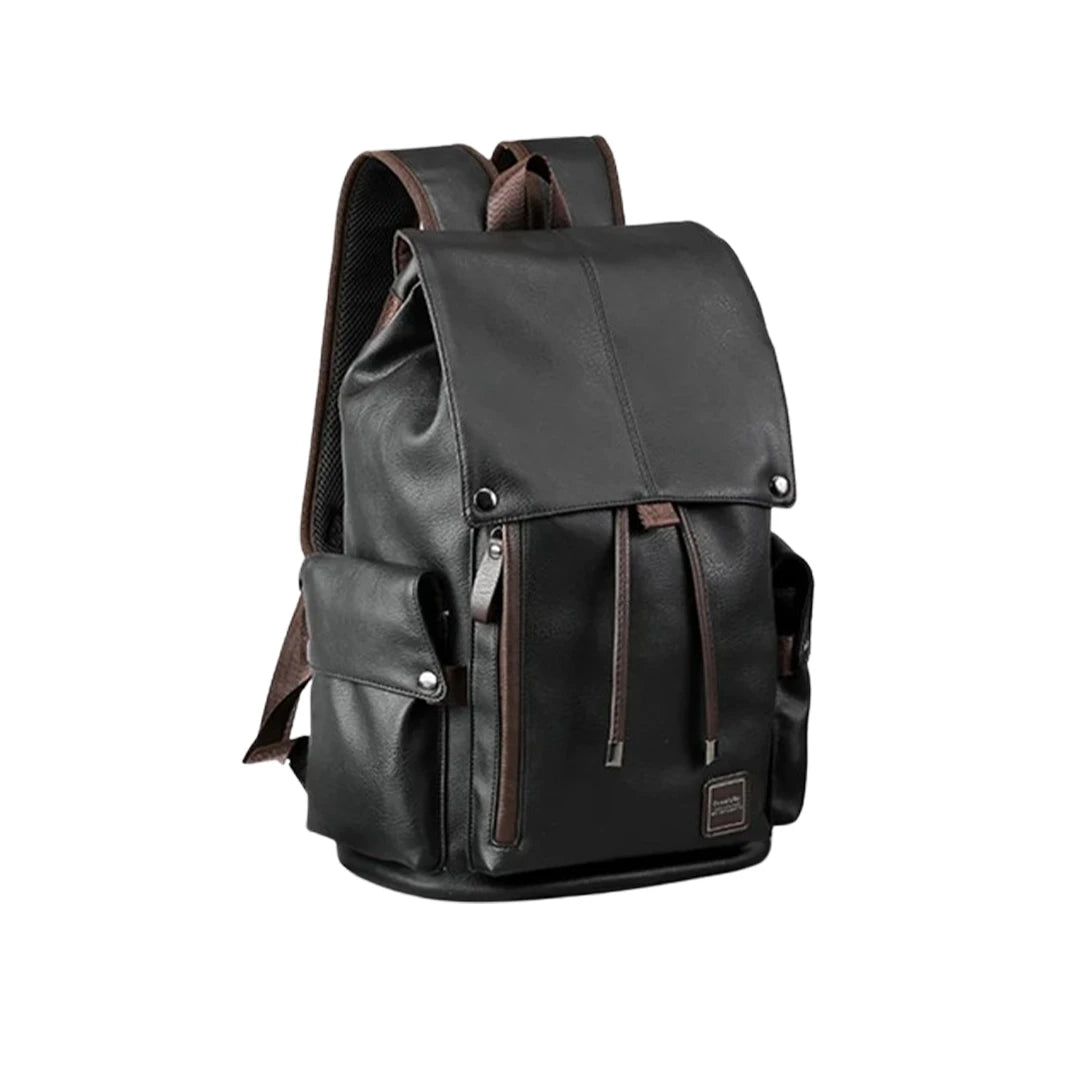 Mochila Marlok Em Couro Vintage